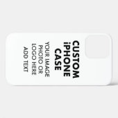 Aangepast gepersonaliseerde iPHONE 12 BARELY THERE Case-Mate iPhone Case (Achterkant (horizontaal))