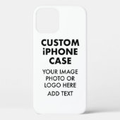 Aangepast gepersonaliseerde iPHONE 12 BARELY THERE Case-Mate iPhone Case (Achterkant)