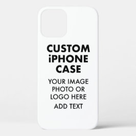 Aangepast gepersonaliseerde iPHONE 12 BARELY THERE Case-Mate iPhone Case