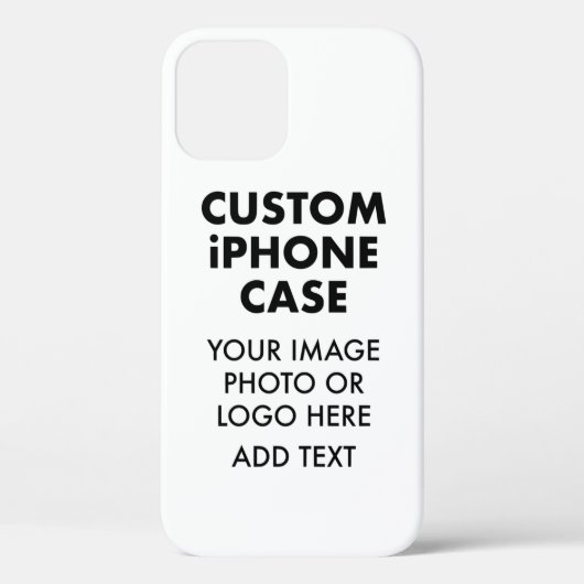 Aangepast gepersonaliseerde iPHONE 12 BARELY THERE Case-Mate iPhone Case (Achterkant)