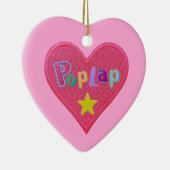 Aangepast / Gepersonaliseerde POPLAP Afrikaans mei Keramisch Ornament (Rechts)