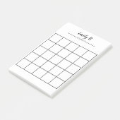 Aangepast gepersonaliseerde Post Het merkt met Net Post-it® Notes (Schuin)