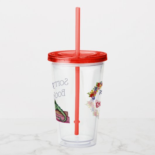 Aangepast gepromoot naar oma Acrylpipet Acryl Drinkbeker (Rechts)