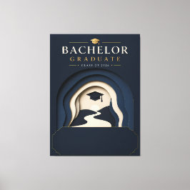 Aangepast Geschenk voor Afgestudeerde aan een Bach Canvas Afdruk