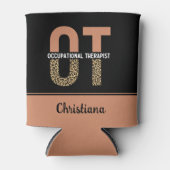 Aangepast geschenk voor ergotherapeut OT waarderin Blikjeskoeler (Voorkant)