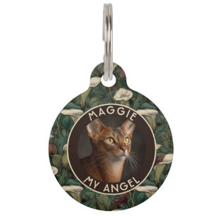 Aangepast geschenk voor kattenvader Calla-lelies Huisdierpenning