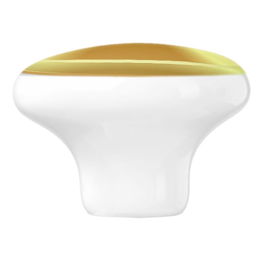 Aangepast gesimuleerd goud keramische knop (Zijkant)