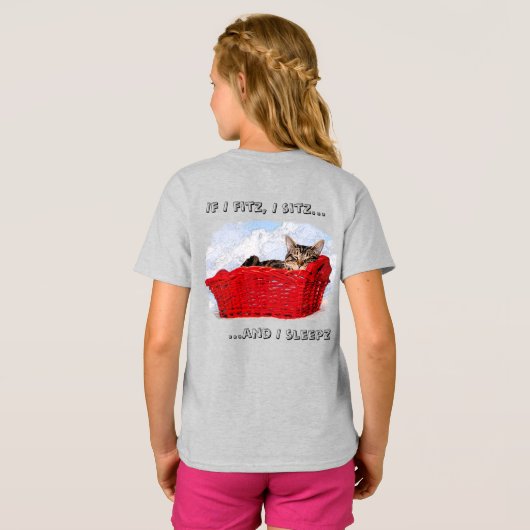 Aangepast geslikt grijs keuken in rode mand terug t-shirt (Achterkant volledig)