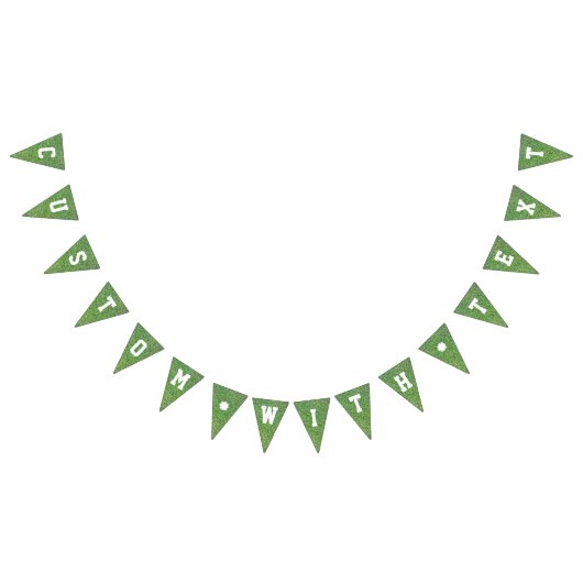 Aangepast gesneden gras vlaggetjes (Alle)