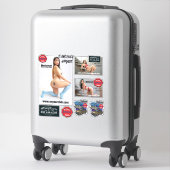 Aangepast gesneden vinyl decals Carolina Angulo Sticker (Koffer)