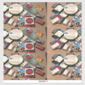 Aangepast gesneden vinylsticker... MAAK UW EIGEN G Sticker (Vel)