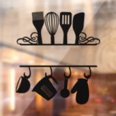 Aangepast Gesplitst Bak Monogram Raamsticker (Vel 2)