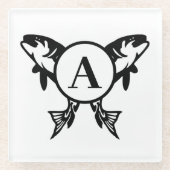 Aangepast Gevist Onderzetter Glazen Onderzetter (Voorkant)