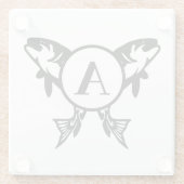 Aangepast Gevist Onderzetter Glazen Onderzetter (Achterkant)