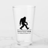 Aangepast Gevist Sasquatch Funny Beer Glass Tumble Glas (Voorkant)