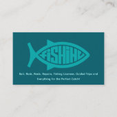 Aangepast Gevist Tackle Shop Visitekaartje (Voorkant)