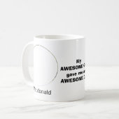 Aangepast GEWELDIGE DAD Christelijk Koffiemok (Voorkant links)