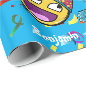 Aangepast geweldige gezichtsveld, verlooppapier op cadeaupapier (Rol Hoek)