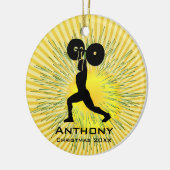 Aangepast gewicht Lifter Ornament (Links)