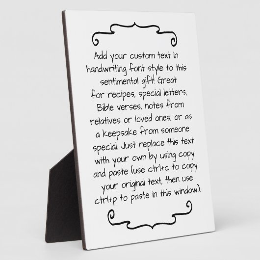 Aangepast Gezegde prijsopgave Aangepaste toetsenbo Fotoplaat (Zijkant)