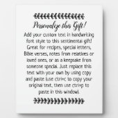 Aangepast Gezegde prijsopgave Aangepaste toetsenbo Fotoplaat (Voorkant)