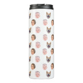 Aangepast gezicht, Aangepaste foto, Familie Gift Thermosbeker (Achterkant)