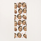 Aangepast Gezicht Afbeelding Hart Grappig Paar Pat Yogamat (Achterkant)