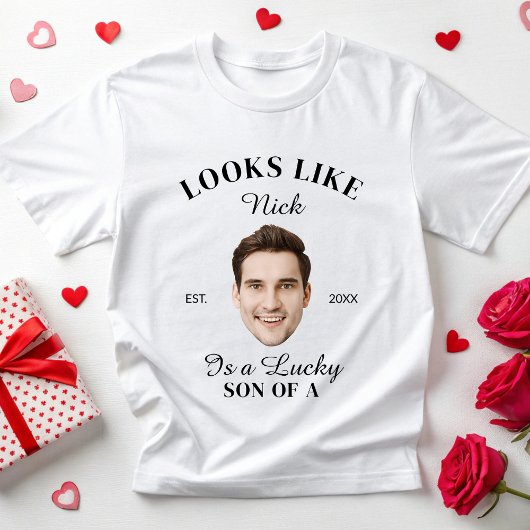 Aangepast Gezicht Bachelorette Feest Verloving Bru T-shirt