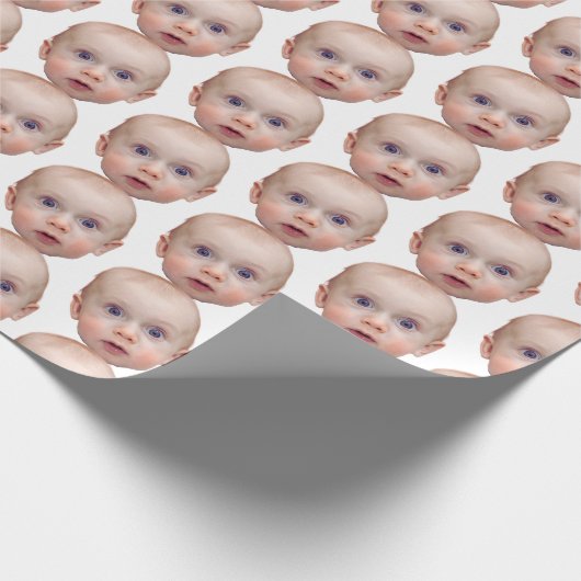 Aangepast gezicht cadeaupapier (Hoek)