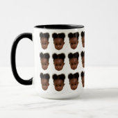 Aangepast gezicht met foto Upload uw Afbeelding ge Mok (Links)