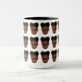 Aangepast gezicht met foto Upload uw Afbeelding ge Mok (Midden)