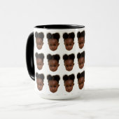 Aangepast gezicht met foto Upload uw Afbeelding ge Mok (Voorkant links)