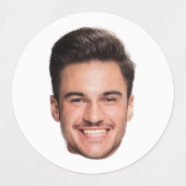 Aangepast gezicht op maat labels (Design 2)