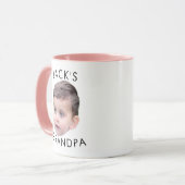 Aangepast gezicht, opa verjaardag mok (Voorkant links)