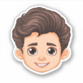 Aangepast gezicht Stickers Aangepaste Logo Afbeeld (Voorkant)