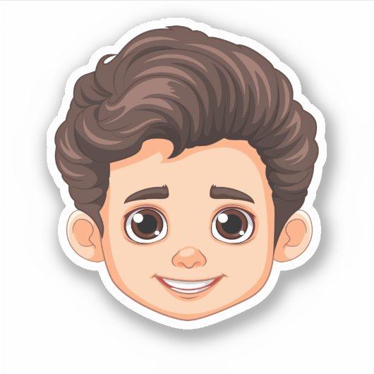 Aangepast gezicht Stickers Aangepaste Logo Afbeeld (Voorkant)