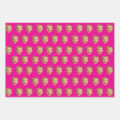 Aangepast Gezichtscadeau, Gepersonaliseerde Gezich Inpakpapier Vel (Voorkant)