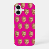 Aangepast Gezichtscadeau, Gepersonaliseerde Gezich iPhone 16 Hoesje (Achterkant)