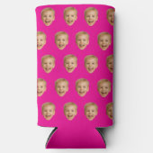 Aangepast Gezichtscadeau, Gepersonaliseerde Gezich Seltzer Blikjeskoeler (Voorkant)