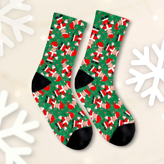 Aangepast gezichtsveld voor kerstcadeaus Funny Ker Sokken