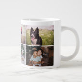 Aangepast gezin 8 Fotocollage Holiday Keepomwille Grote Koffiekop (Rechts)