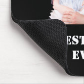 Aangepast gezin Foto beste vader ooit Vaderdag Muismat (Hoek)