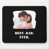 Aangepast gezin Foto beste vader ooit Vaderdag Muismat (Voorkant)