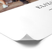 Aangepast gezin of bruiloft Couple 4 Foto Collage Poster (Hoek)