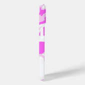 Aangepast Girly Pink- en White Camouflage Pattern Case-Mate iPhone Case (Achterkant / Rechts)