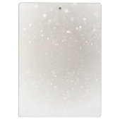 Aangepast glamour Modern Monogrammed Elegant Klembord (Achterkant)