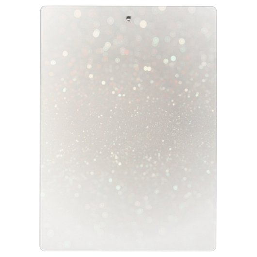 Aangepast glamour Modern Monogrammed Elegant Klembord (Achterkant)