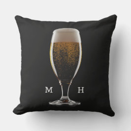 Aangepast glas bier buitenkussen