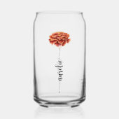 Aangepast glas Fleur Naissance Oillet Voornaam (Voorkant)