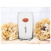 Aangepast glas Fleur Naissance Oillet Voornaam